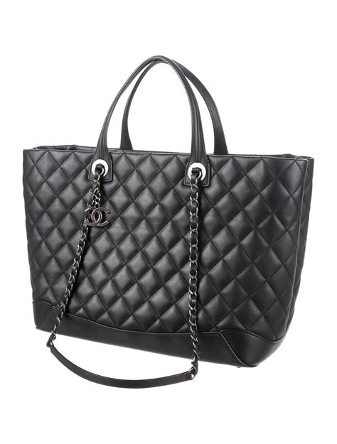 chanel quilted tote replica|chanel large shopping tote price.